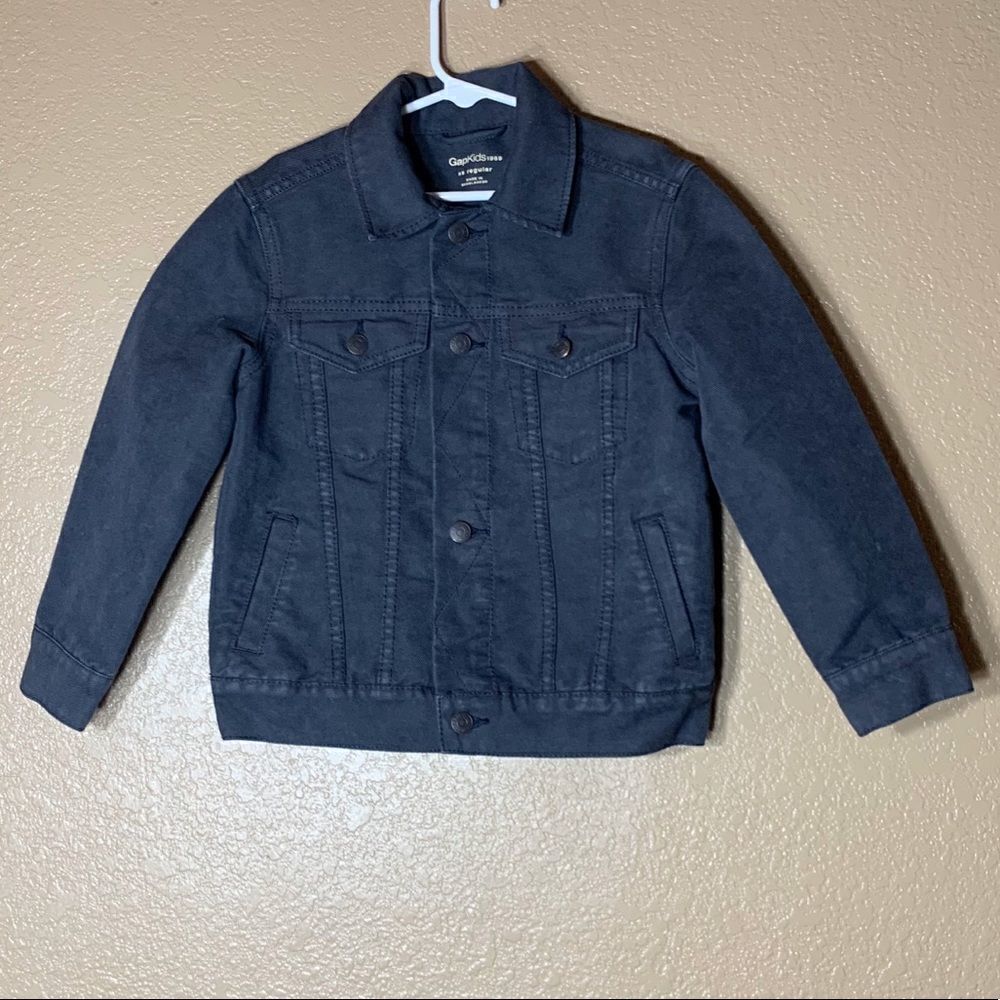 Gap boys black jean jacket